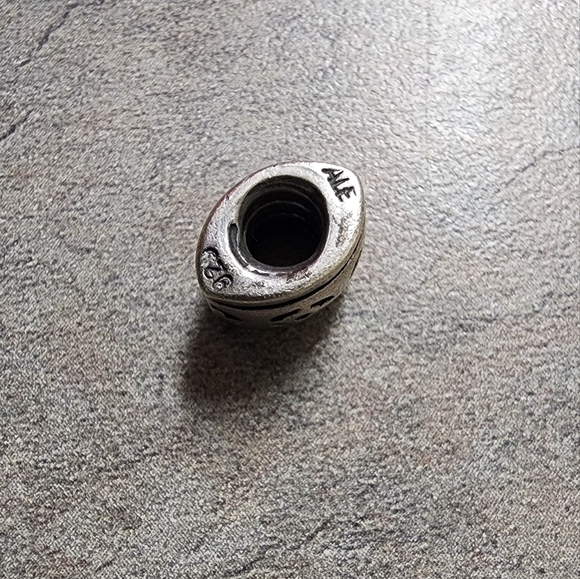 PANDORA Open Circle Pattern Sterling Silver Charm - Picture 3 of 6